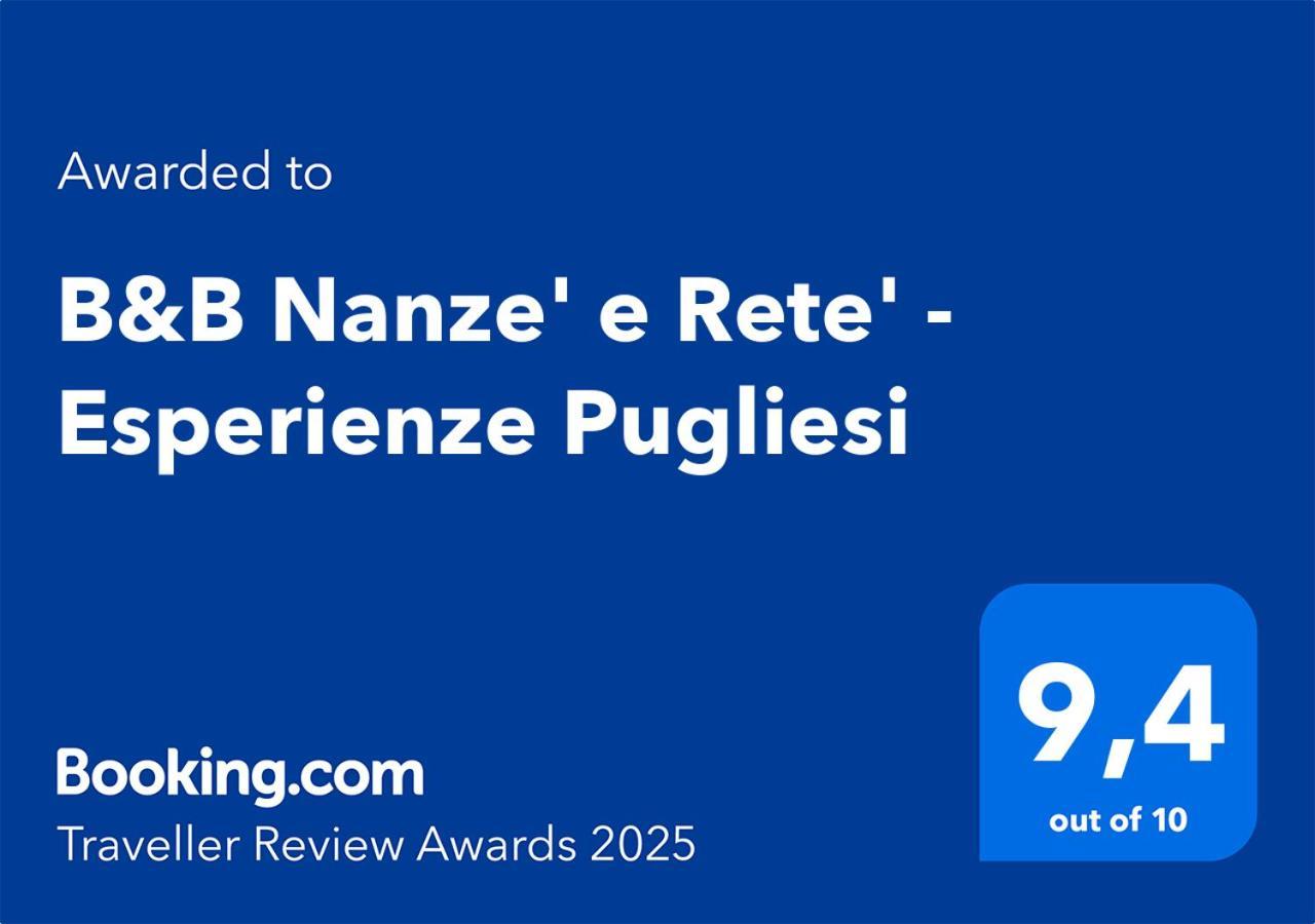 Carosino B&B Nanze' E Rete' - Esperienze Pugliesi المظهر الخارجي الصورة
